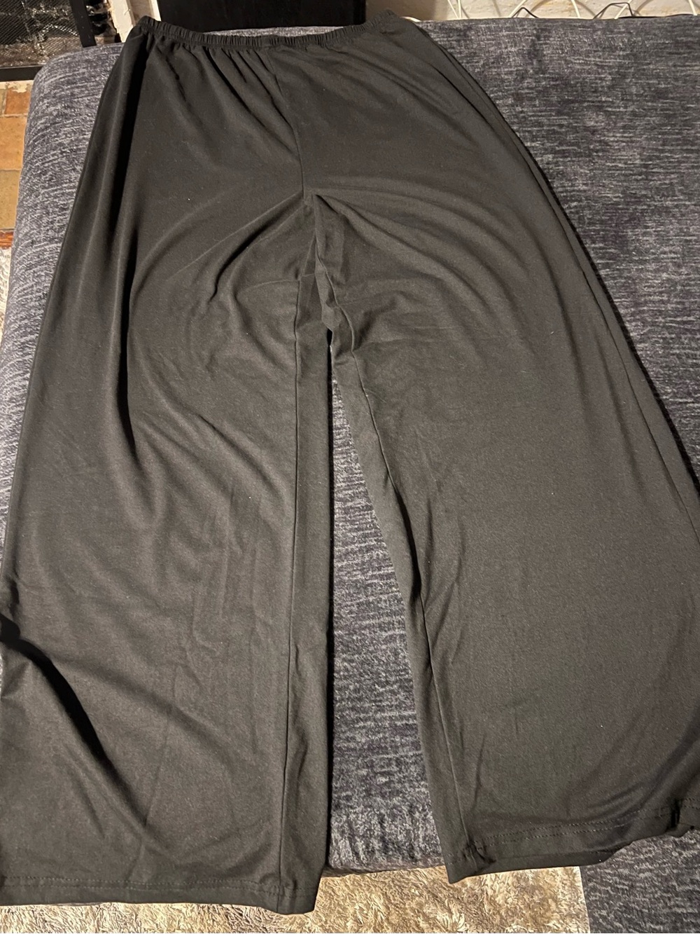 Wide Leg Black Pants